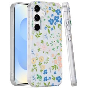 For Samsung s25/s24 Double Layer Design IMD TPU Case - Mulitcolor Floral